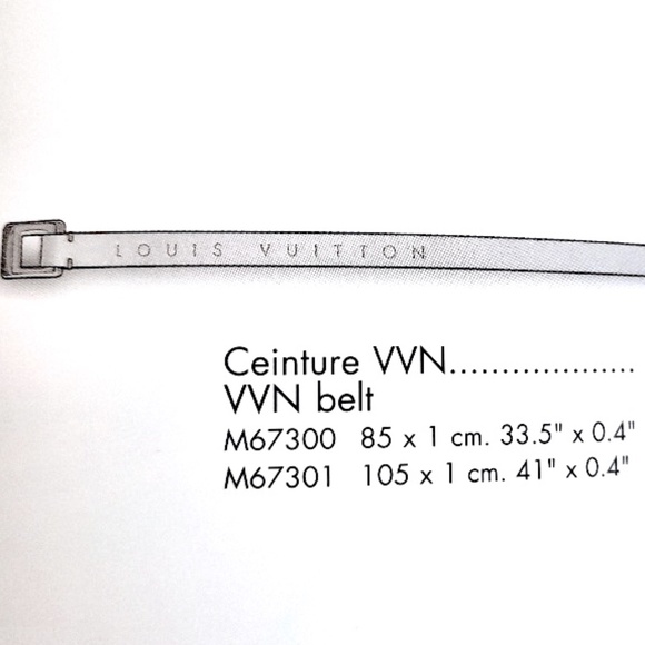 Louis Vuitton Vintage Leather Thin Waist Belt. Size S main image 7